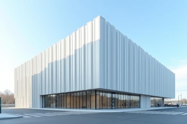 Example commercial photograph from portfolio: modern building exterior